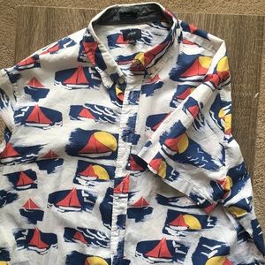 J Crew short sleeve button up
